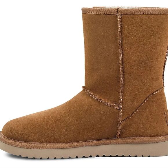 Koolaburra By Ugg Koola Short Pull-On Boots- Dark Beige - Picture 3 of 11